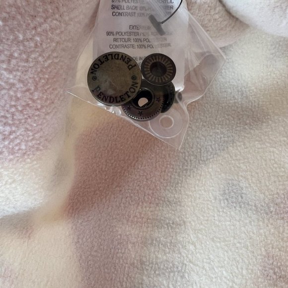 Pendleton Women's Pike Fleece Jacket L Snap Front Orange Mango Los Lunas Tribal - Picture 11 of 13